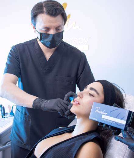 Zonas de tratamiento con Ultherapy facial